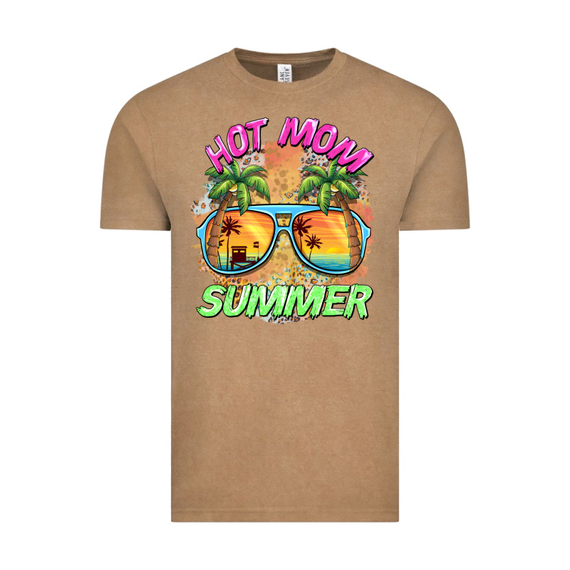 Hot Mom Summer Vintage Tee by BarkalooDesign | Teevron