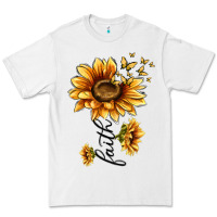 White faith sunflower Premium Tee - MaliasSmallBusiness