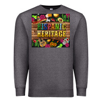 Charcoal Heather hispanic heritage tumbler Premium Sweatshirt - BundleAndBundleShop
