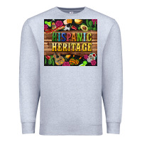 Heather Grey hispanic heritage tumbler Premium Sweatshirt - BundleAndBundleShop