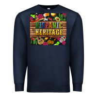 Navy hispanic heritage tumbler Premium Sweatshirt - BundleAndBundleShop