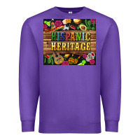 Purple hispanic heritage tumbler Premium Sweatshirt - BundleAndBundleShop