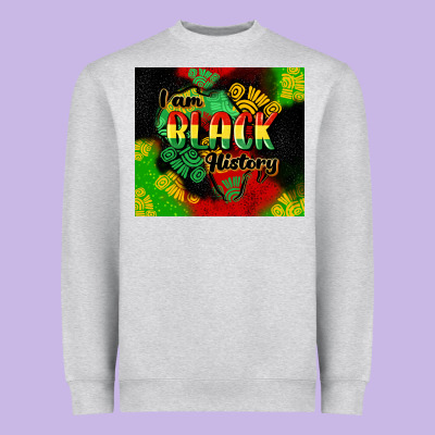 I Am Black History Tumbler Cowgirl Heavyweight Sweatshirt Designed By Cowgirlartshop