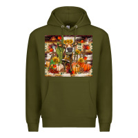 Army Green fall heifer cow Premium Hoodie - RanaPortraitStore