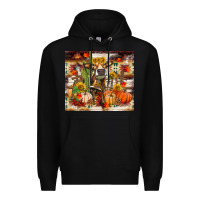 Black fall heifer cow Premium Hoodie - RanaPortraitStore