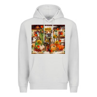 Dove Grey fall heifer cow Premium Hoodie - RanaPortraitStore