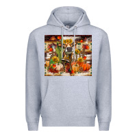 Heather Grey fall heifer cow Premium Hoodie - RanaPortraitStore