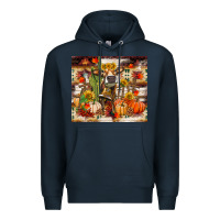 Navy fall heifer cow Premium Hoodie - RanaPortraitStore