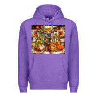 Purple fall heifer cow Premium Hoodie - RanaPortraitStore