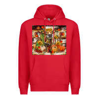 Red fall heifer cow Premium Hoodie - RanaPortraitStore