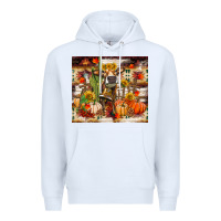 White fall heifer cow Premium Hoodie - RanaPortraitStore