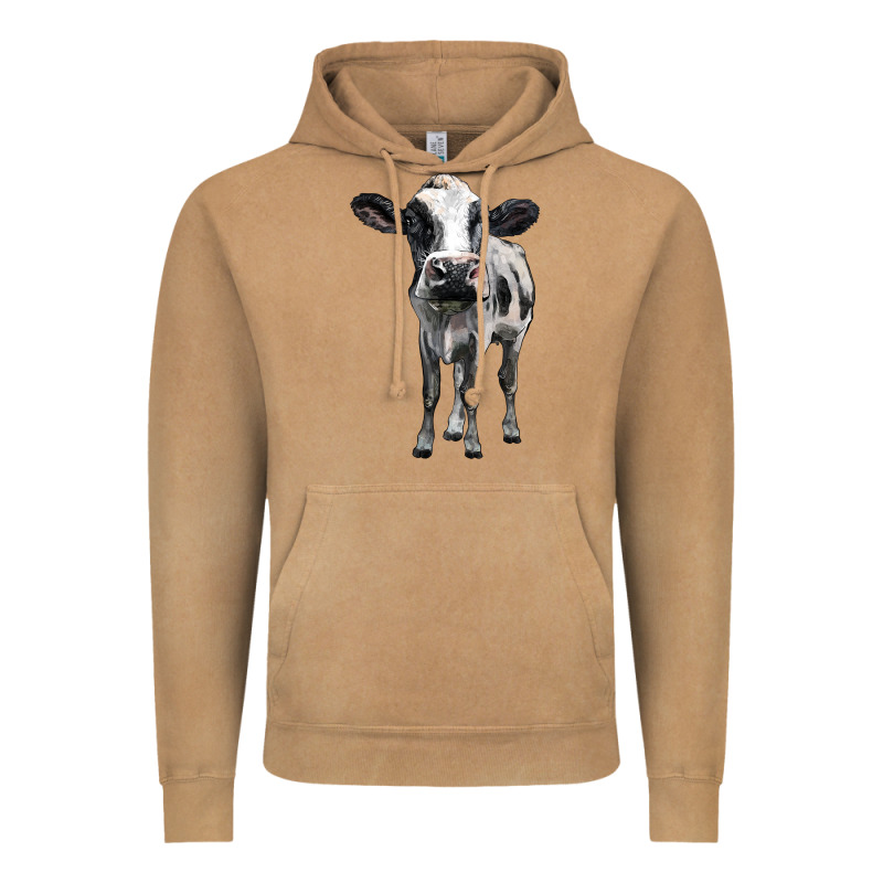 Holstein Cow Vintage Hoodie by BarkalooDesign | Teevron