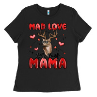Black mad love for my mama Ladies Tee - MaliasSmallBusiness