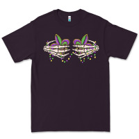 Plum skeleton hands mardi gras Premium Tee - MaliasSmallBusiness