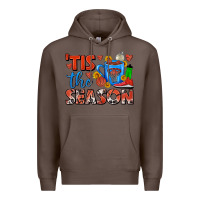 Coffee tis the season  basketball coffee mug Premium Hoodie - FaDigitalArtStudio
