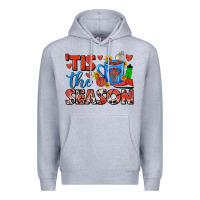 Heather Grey tis the season  basketball coffee mug Premium Hoodie - FaDigitalArtStudio