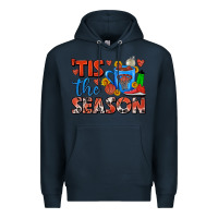 Navy tis the season  basketball coffee mug Premium Hoodie - FaDigitalArtStudio