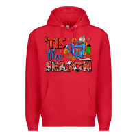 Red tis the season  basketball coffee mug Premium Hoodie - FaDigitalArtStudio