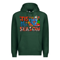 Sports Green tis the season  basketball coffee mug Premium Hoodie - FaDigitalArtStudio