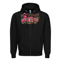 Black Warriors wear pink Zipper Hoodie - FaDigitalArtStudio