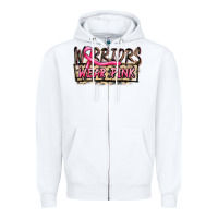 White Warriors wear pink Zipper Hoodie - FaDigitalArtStudio