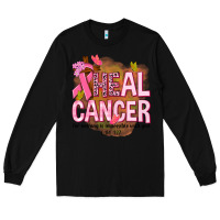 Black heal cancer for nothing is impossible with god Long Sleeve Tee - NancyCooperArtShop