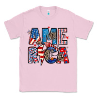 Bubblegum Pink america 4th of july Classic Tee - Artiststas
