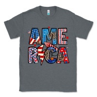 Charcoal Heather america 4th of july Classic Tee - Artiststas