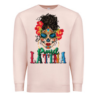 Pale Pink proud latina Premium Sweatshirt - BundleAndBundleShop