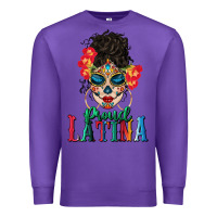 Purple proud latina Premium Sweatshirt - BundleAndBundleShop