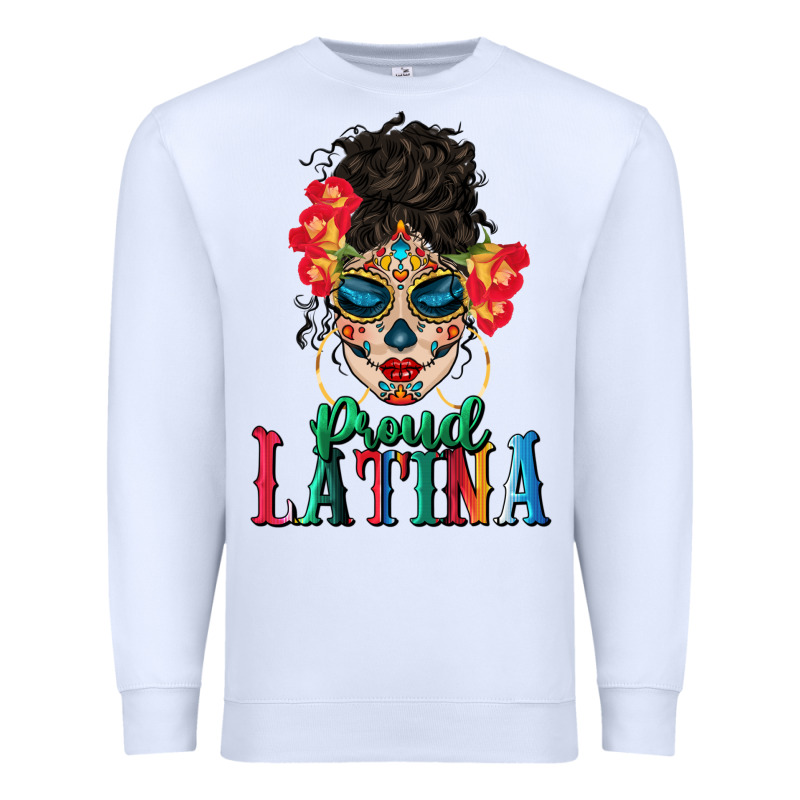 Proud Latina Premium Sweatshirt by BundleAndBundleShop | Teevron