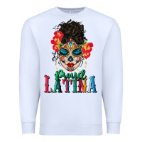 White proud latina Premium Sweatshirt - BundleAndBundleShop