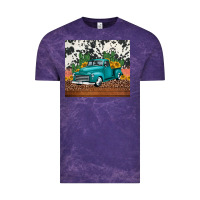 Cloud Purple western farm truck cactus and sunflowers Vintage Tee - Jasminsmagicworld