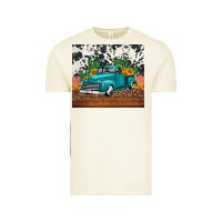 Vintage Arctic western farm truck cactus and sunflowers Vintage Tee - Jasminsmagicworld