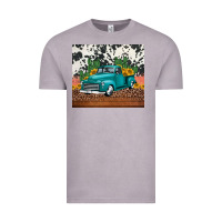 Vintage Zinc western farm truck cactus and sunflowers Vintage Tee - Jasminsmagicworld