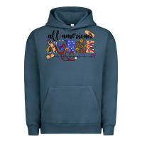 Pigment Midnight Navy all american nurse Urban Hoodie - Artiststas