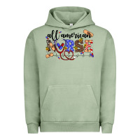 Pigment Oil Green all american nurse Urban Hoodie - Artiststas