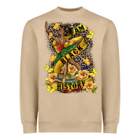 Mushroom i am black history Heavyweight Sweatshirt - CowGirlArtShop