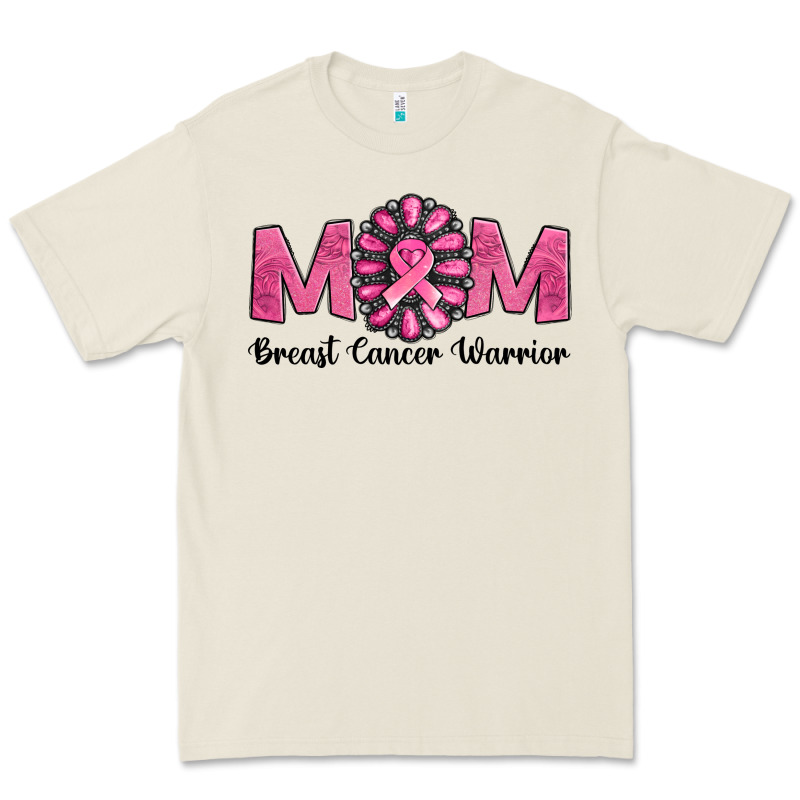 Breast Cancer Warrior Mom Premium Tee by NancyCooperArtShop | Teevron