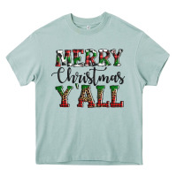 Merry Christmas Y'all Heavy Core Tee | Teevron