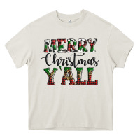 Cream merry christmas y'all Heavy Core Tee - AdoDesignShop