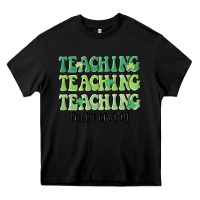 Black teaching lucky charm Heavy Core Tee - MaliasSmallBusiness