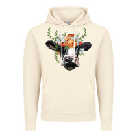 Vintage Artic holstein cow head Vintage Hoodie - BarkalooDesign