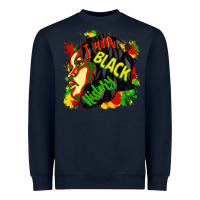 Navy i am black history Heavyweight Sweatshirt - CowGirlArtShop