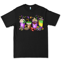 Black mardi gras coffee cups Premium Tee - MaliasSmallBusiness