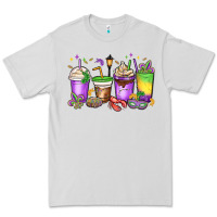 Dove Grey mardi gras coffee cups Premium Tee - MaliasSmallBusiness