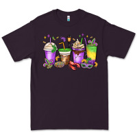 Plum mardi gras coffee cups Premium Tee - MaliasSmallBusiness
