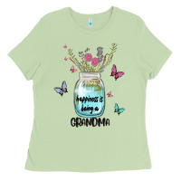 Matcha grandma preview costom name Ladies Tee - MaliasSmallBusiness