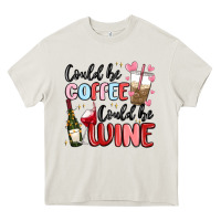 Cream could be coffee could be wine Heavy Core Tee - MaliasSmallBusiness