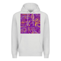 Dove Grey Abstract Mardi Gras Seamless Pattern Premium Hoodie - FaDigitalArtStudio